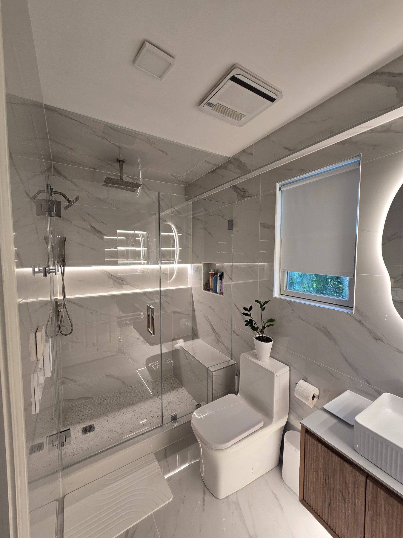 Finished bathroom remodel